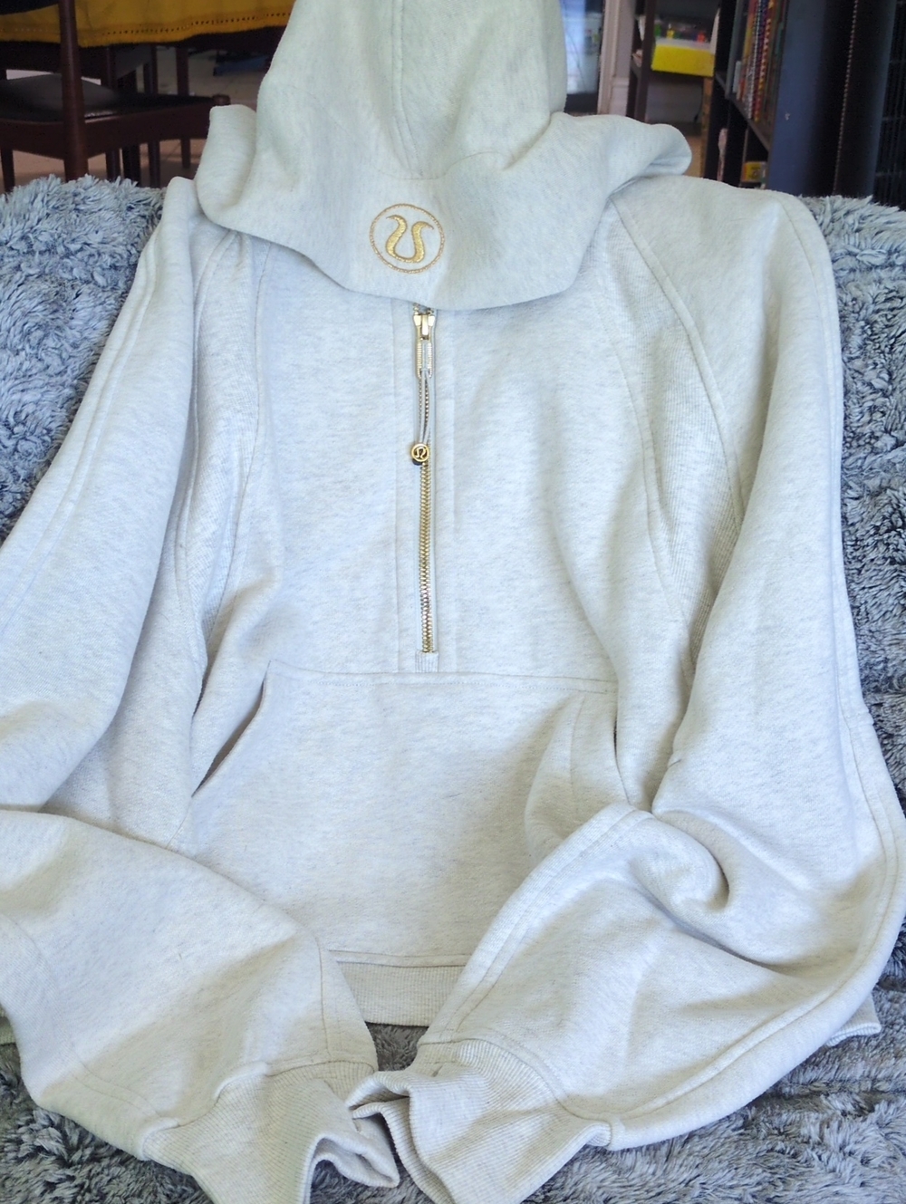 Lululemon Scuba Half Zip Hoodie Half-Zip Hoodie Sweater Women's M/L